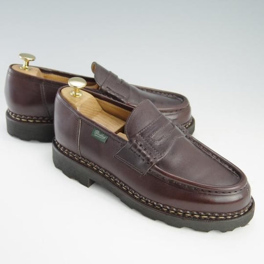 極美品★パラブーツ SIZE 5.5【定価￥71,500-★ランス/REIMS】コインローファー/リスレザー/マルシェソール/CAFE/カフェ/Paraboot★f659