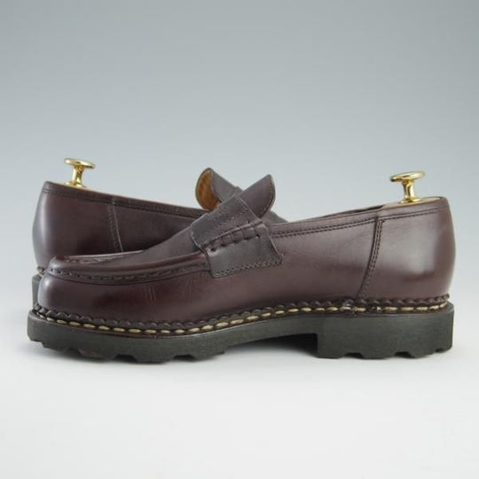 極美品★パラブーツ SIZE 5.5【定価￥71,500-★ランス/REIMS】コインローファー/リスレザー/マルシェソール/CAFE/カフェ/Paraboot★f659