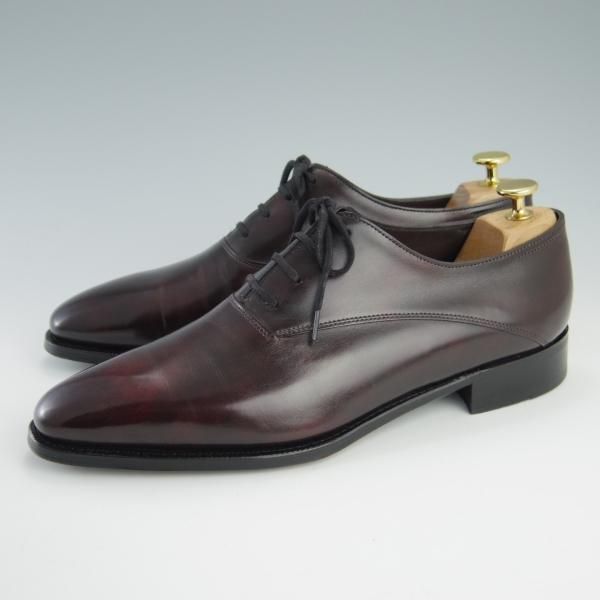 美品★ジョンロブ 8E【定価￥277,200-★プレステージライン/BECKETTS】8000ラスト/ミュージアムカーフ/PLUM/赤茶/JOHN LOBB★f660