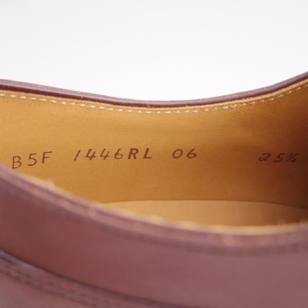 未使用★ラルフローレン SIZE 25.5【定価￥50,600-★ダイナイトソール仕様/Uチップ】RL06/カーフ/Ralph Lauren/リーガル/REGAL★f662