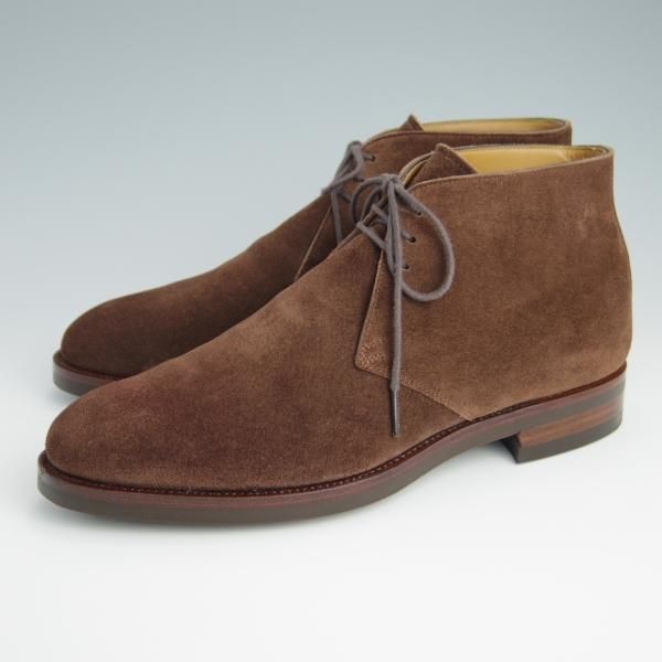 美品★(金沢)KOKON/ココン SIZE 6【合計オーダー価格￥65,450-★チャッカブーツ/401/KO-1ラスト】濃茶/スエード/メンズ★f663