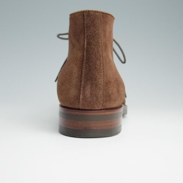 美品★(金沢)KOKON/ココン SIZE 6【合計オーダー価格￥65,450-★チャッカブーツ/401/KO-1ラスト】濃茶/スエード/メンズ★f663