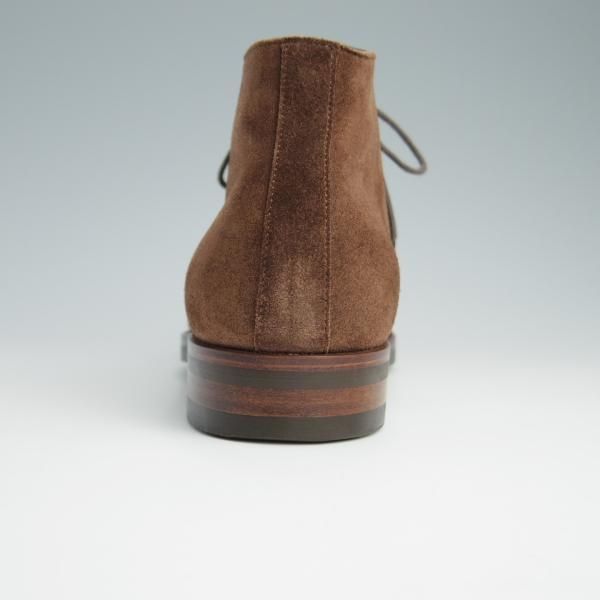 美品★(金沢)KOKON/ココン SIZE 6【合計オーダー価格￥65,450-★チャッカブーツ/401/KO-1ラスト】濃茶/スエード/メンズ★f663