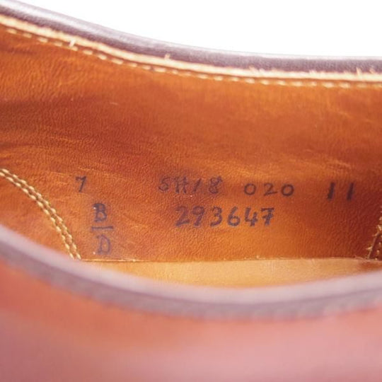 美品★オールデン 7D【定価￥104,500-★クロムエクセルレザー仕様/バリーラスト】29364F/プレーントゥ/赤茶/メンズ/Alden★f665