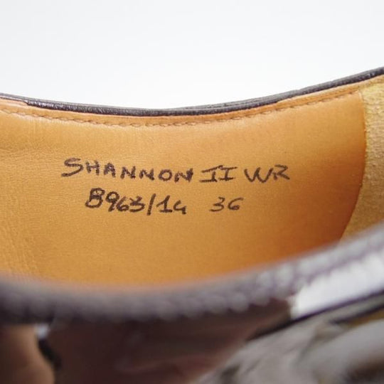 極上★チャーチ(レディース) SIZE 36【モデル定価￥86,900-★シャノン/SHANNON 2WR】パテントレザー/エナメル/黒/Church's★f666