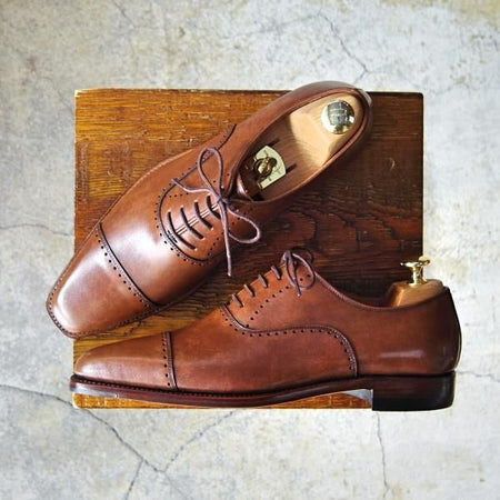 未使用★スコッチグレイン 24E【グッドイヤーウェルテッド製法★ベルオムシリーズ/Bel Homme】756/カーフ/茶/SCOTCH GRAIN★f667