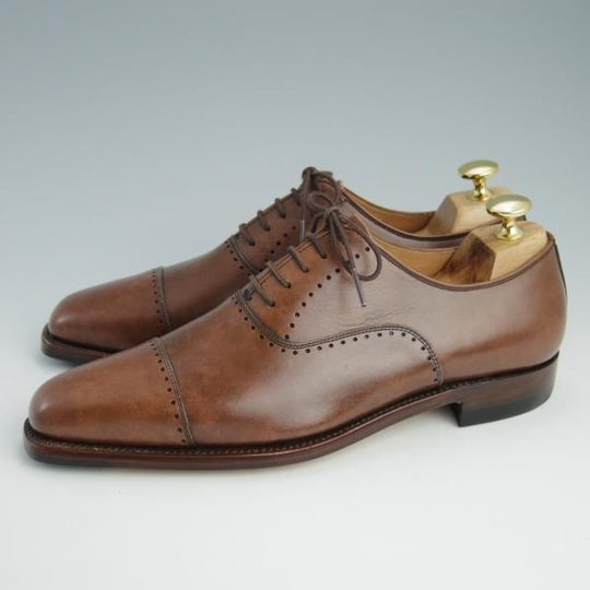 未使用★スコッチグレイン 24E【グッドイヤーウェルテッド製法★ベルオムシリーズ/Bel Homme】756/カーフ/茶/SCOTCH GRAIN★f667