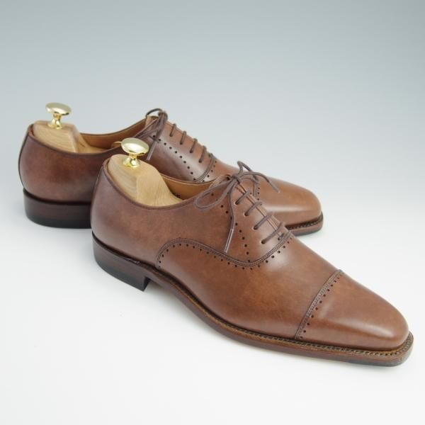 未使用★スコッチグレイン 24E【グッドイヤーウェルテッド製法★ベルオムシリーズ/Bel Homme】756/カーフ/茶/SCOTCH GRAIN★f667