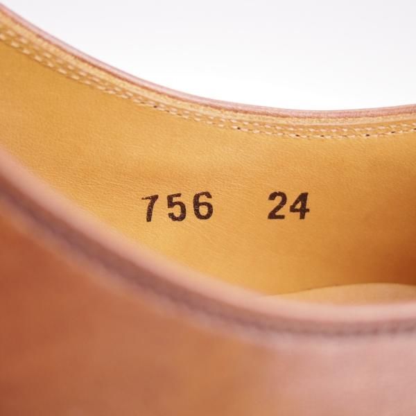 未使用★スコッチグレイン 24E【グッドイヤーウェルテッド製法★ベルオムシリーズ/Bel Homme】756/カーフ/茶/SCOTCH GRAIN★f667