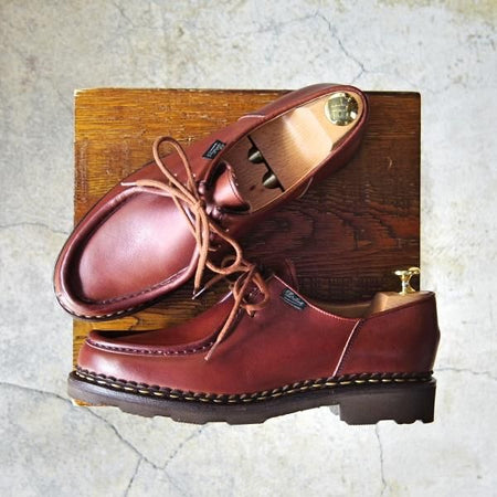 未使用★パラブーツ(レディース) SIZE 6【定価￥69,300-★ミカエル/MICHAEL】チロリアンシューズ/リスレザー/MARRON/マロン/Paraboot★f668