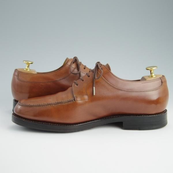 極上★ジョンロブ 8E【貴重★BARROS/バロス】2998ラスト/Uチップ/シボ革/茶/JOHN LOBB★f674