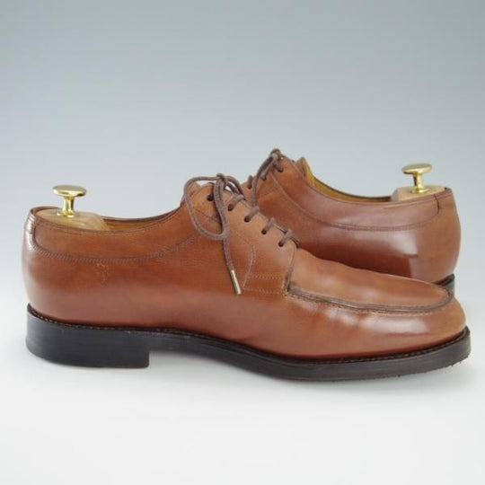 極上★ジョンロブ 8E【貴重★BARROS/バロス】2998ラスト/Uチップ/シボ革/茶/JOHN LOBB★f674