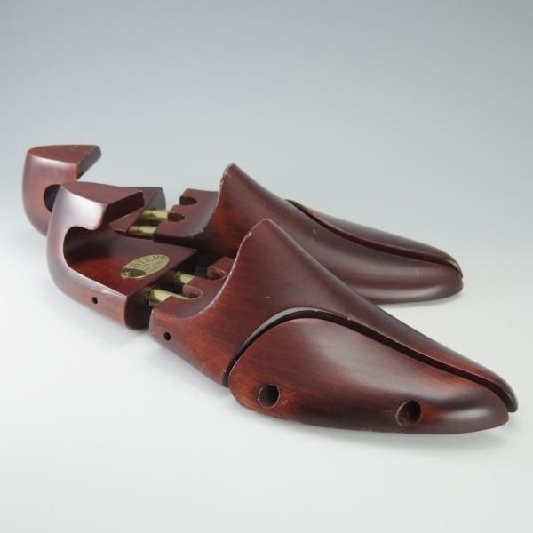 極上★(英)FOSTER&SON/フォスター&サン SIZE 8【貴重★純正シューツリー】木製シューキーパー/メンズ★f678