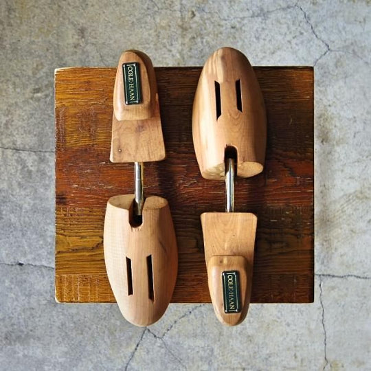 極上★(米)COLE HAAN/コールハーン Sサイズ【アメリカ製★純正シューツリー】木製シューキーパー/メンズ★f683