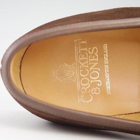 極美品★クロケット&ジョーンズ 8E【定価￥83,600-★ダイナイトソール仕様/コインローファー】BOSTON/314ラスト/Crockett&Jones★f689