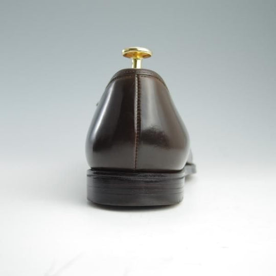 極美品★クロケット&ジョーンズ 9E【定価￥118,800-★コードバン/茶/ブラウン】バーニーズNY別注/コインローファー/Crockett&Jones★f690