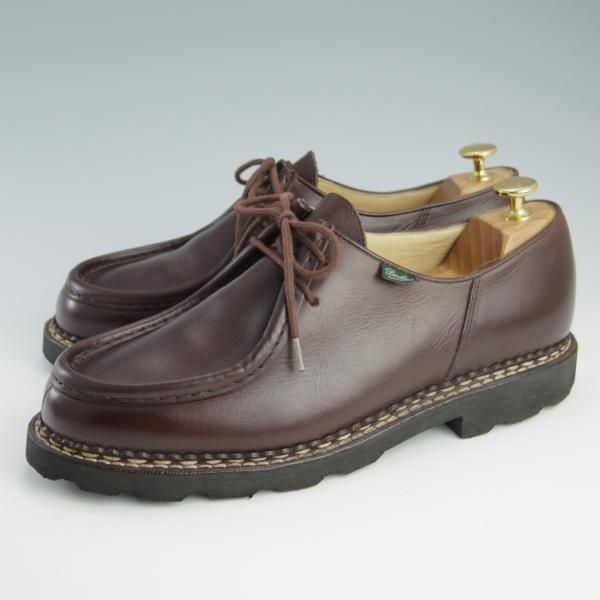 ほぼ試着程度★パラブーツ SIZE 41.5【定価￥71,500-★ミカエル/MICHAEL】チロリアンシューズ/リスレザー/CAFE/カフェ/Paraboot★f694