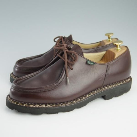 ほぼ試着程度★パラブーツ SIZE 41.5【定価￥71,500-★ミカエル/MICHAEL】チロリアンシューズ/リスレザー/CAFE/カフェ/Paraboot★f694