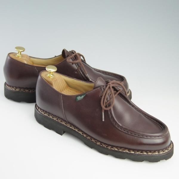 ほぼ試着程度★パラブーツ SIZE 41.5【定価￥71,500-★ミカエル/MICHAEL】チロリアンシューズ/リスレザー/CAFE/カフェ/Paraboot★f694