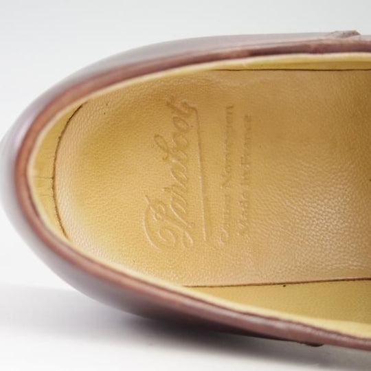 ほぼ試着程度★パラブーツ SIZE 41.5【定価￥71,500-★ミカエル/MICHAEL】チロリアンシューズ/リスレザー/CAFE/カフェ/Paraboot★f694