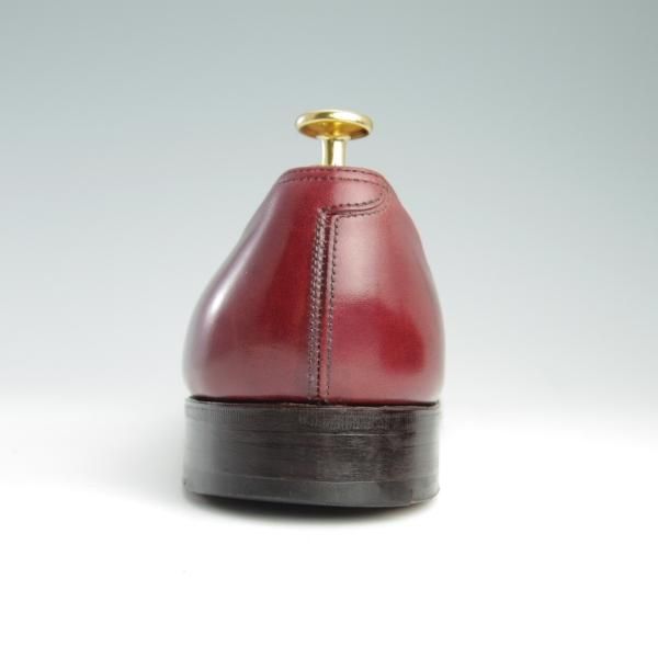 極上★ジョンロブ 7.5E【モデル定価￥217,800-★ロペス/LOPEZ】4395ラスト/コインローファー/カーフ/赤茶×白/メンズ/JOHN LOBB★f695