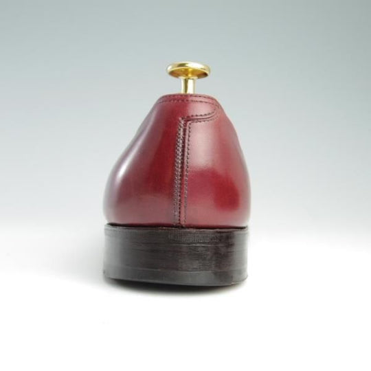 極上★ジョンロブ 7.5E【モデル定価￥217,800-★ロペス/LOPEZ】4395ラスト/コインローファー/カーフ/赤茶×白/メンズ/JOHN LOBB★f695