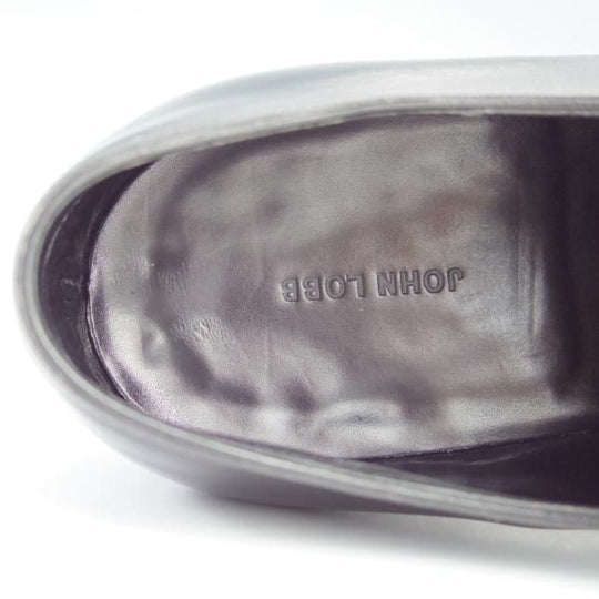 美品★ジョンロブ 8E【定価￥264,000-★プレステージライン/フィリップ2/7000ラスト】Philip2/パンチドキャップトゥ/黒/JOHN LOBB★f696