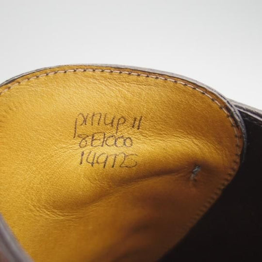 美品★ジョンロブ 8E【定価￥264,000-★プレステージライン/フィリップ2/7000ラスト】Philip2/パンチドキャップトゥ/黒/JOHN LOBB★f696