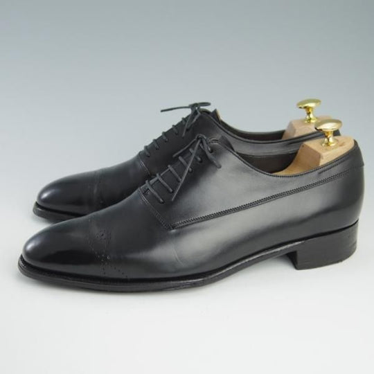 極上★ジョンロブ 7E【限定★2003年イヤーモデル/プレステージライン/7000ラスト】オックスフォードシューズ/カーフ/黒/JOHN LOBB★f697