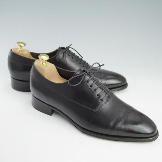 極上★ジョンロブ 7E【限定★2003年イヤーモデル/プレステージライン/7000ラスト】オックスフォードシューズ/カーフ/黒/JOHN LOBB★f697