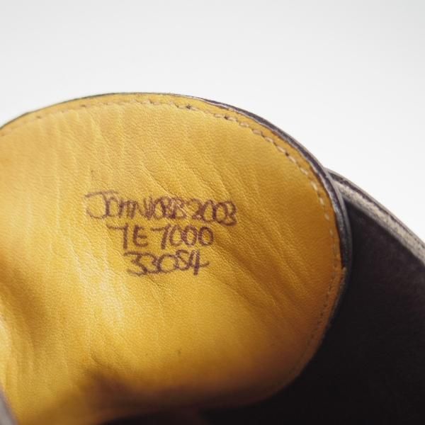 極上★ジョンロブ 7E【限定★2003年イヤーモデル/プレステージライン/7000ラスト】オックスフォードシューズ/カーフ/黒/JOHN LOBB★f697