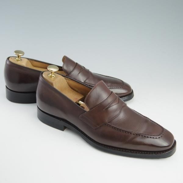 極上★チャーチ 70F/UK7【★コインローファー/HERTFORD】ハートフォード/111ラスト/4都市/カーフ/濃茶/メンズ/Church's★f699