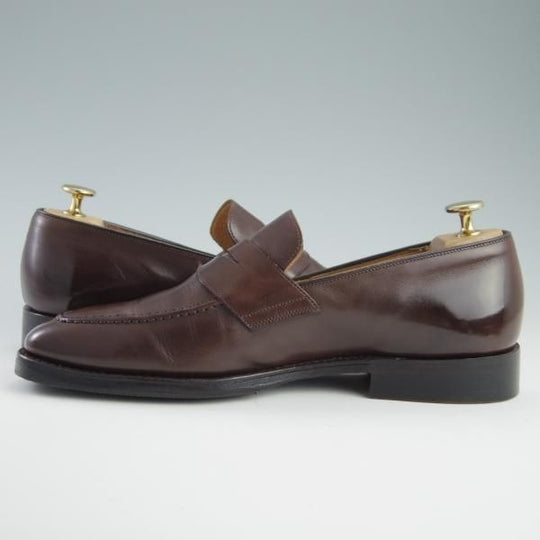 極上★チャーチ 70F/UK7【★コインローファー/HERTFORD】ハートフォード/111ラスト/4都市/カーフ/濃茶/メンズ/Church's★f699