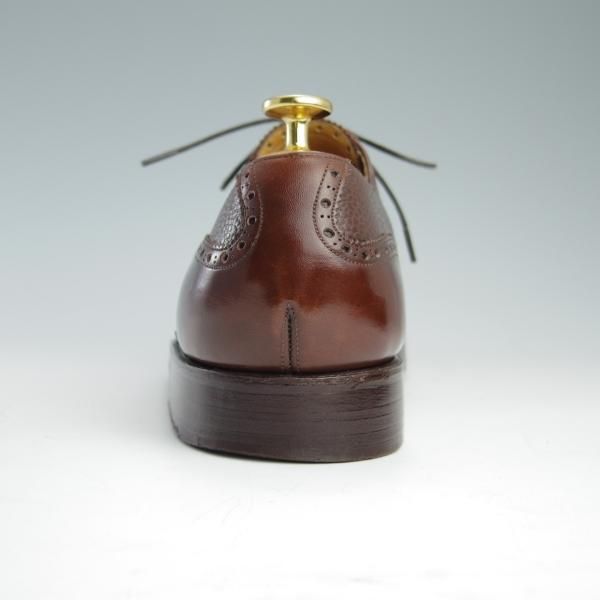 極上★(東欧)VASS/ヴァーシュ SIZE 41【貴重★フルブローグ/201022/ブダペストラスト】カーフ×グレインレザー/コニャック/茶★f700