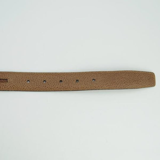 ほぼ未使用★(伊)タニノクリスチー 30インチ/75cm【★レザー/ベルト/茶/ビジネス】本革/メンズ/TANINO CRISCI★f703