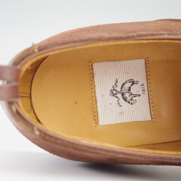 未使用★クロケット&ジョーンズ UK9.5/US10D【貴重★茶/コードバン仕様/ブラックフリース別注】ブルックスブラザーズ/Crockett&Jones★f706