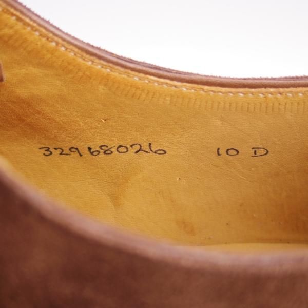 未使用★クロケット&ジョーンズ UK9.5/US10D【貴重★茶/コードバン仕様/ブラックフリース別注】ブルックスブラザーズ/Crockett&Jones★f706