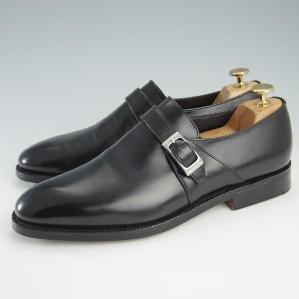 美品★チャーチ 75F/UK7.5【ジェームスボンド着用モデル(1999年007シリーズ)★PRESLEY】プレスリー/73ラスト/カーフ/黒/Church's★f707