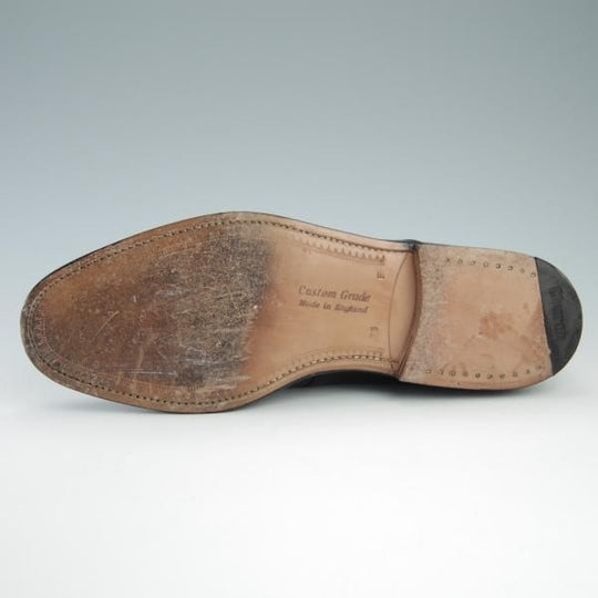 美品★チャーチ 75F/UK7.5【ジェームスボンド着用モデル(1999年007シリーズ)★PRESLEY】プレスリー/73ラスト/カーフ/黒/Church's★f707