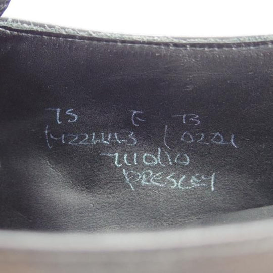 美品★チャーチ 75F/UK7.5【ジェームスボンド着用モデル(1999年007シリーズ)★PRESLEY】プレスリー/73ラスト/カーフ/黒/Church's★f707