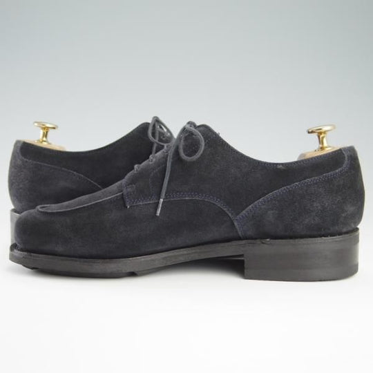 美品★パラブーツ SIZE 6.5【モデル定価￥77,000-★ドレス仕様シャンボード/CHAMBORD】スエード/紺/Uチップ/メンズ/Paraboot★f710