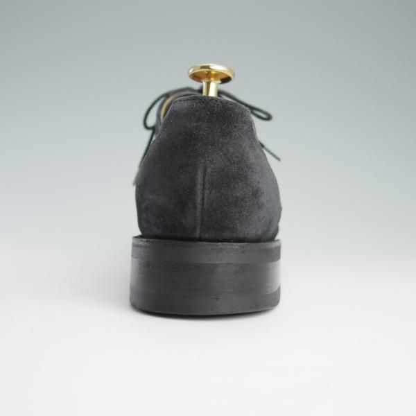 美品★パラブーツ SIZE 6.5【モデル定価￥77,000-★ドレス仕様シャンボード/CHAMBORD】スエード/紺/Uチップ/メンズ/Paraboot★f710