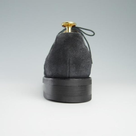 美品★パラブーツ SIZE 6.5【モデル定価￥77,000-★ドレス仕様シャンボード/CHAMBORD】スエード/紺/Uチップ/メンズ/Paraboot★f710