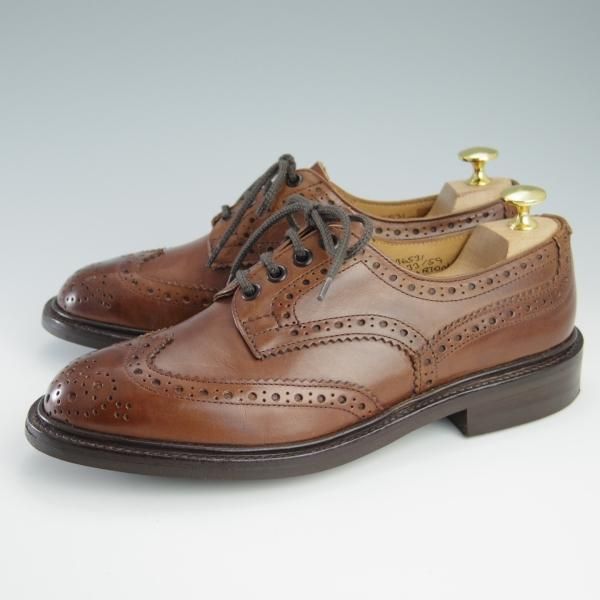 美品★トリッカーズ SIZE 6【定価￥84,700-★ダイナイトソール仕様/BOURTON/バートン】5633/カントリーシューズ/短靴/Tricker's★f711