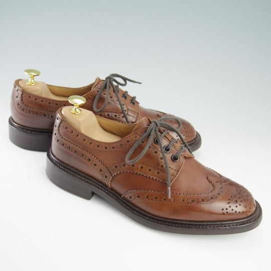 美品★トリッカーズ SIZE 6【定価￥84,700-★ダイナイトソール仕様/BOURTON/バートン】5633/カントリーシューズ/短靴/Tricker's★f711