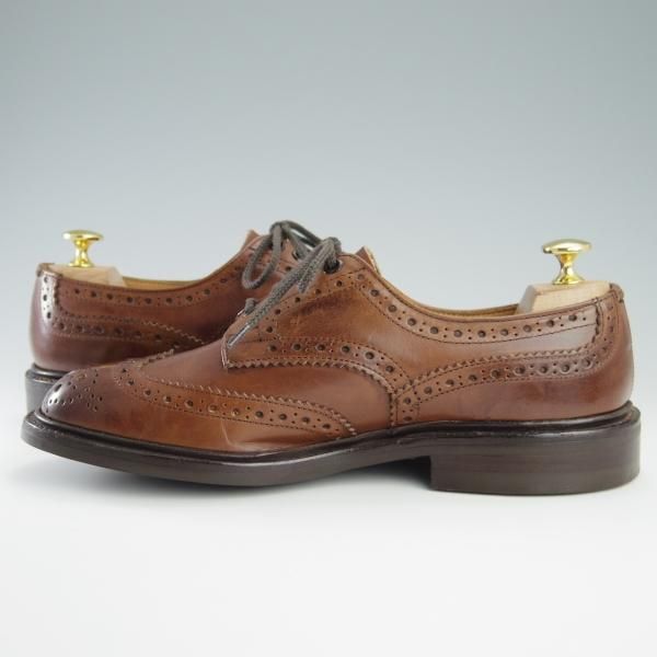 美品★トリッカーズ SIZE 6【定価￥84,700-★ダイナイトソール仕様/BOURTON/バートン】5633/カントリーシューズ/短靴/Tricker's★f711
