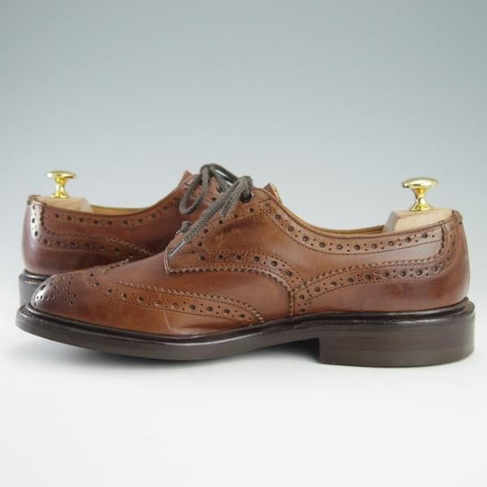 美品★トリッカーズ SIZE 6【定価￥84,700-★ダイナイトソール仕様/BOURTON/バートン】5633/カントリーシューズ/短靴/Tricker's★f711