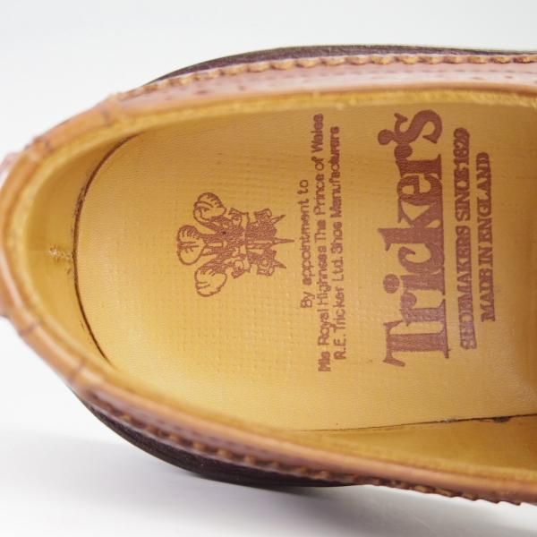 美品★トリッカーズ SIZE 6【定価￥84,700-★ダイナイトソール仕様/BOURTON/バートン】5633/カントリーシューズ/短靴/Tricker's★f711