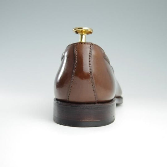 美品★(スペイン製)CARMINA/カルミナ SIZE 6【定価￥72,600-★タッセルローファー/80215】UETAMラスト/カーフ/MARRON/茶/メンズ★f712