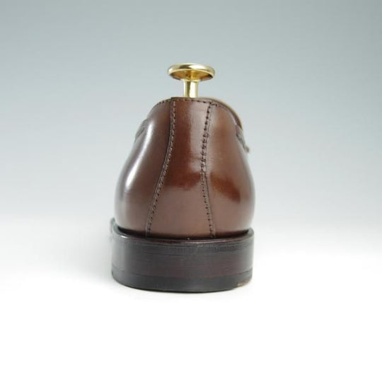 美品★(スペイン製)CARMINA/カルミナ SIZE 6【定価￥72,600-★タッセルローファー/80215】UETAMラスト/カーフ/MARRON/茶/メンズ★f712